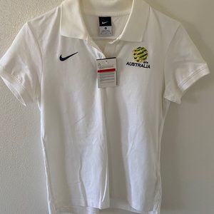 Nike Australia White Polo